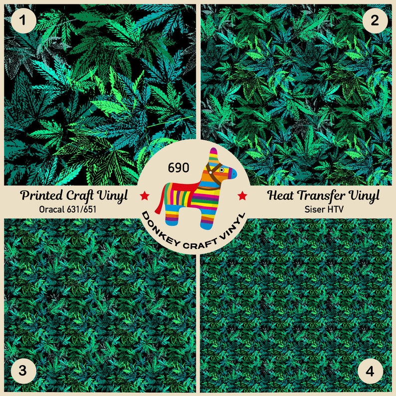 marijuana cannabis weed leaves pattern htv printed vinyl etsy