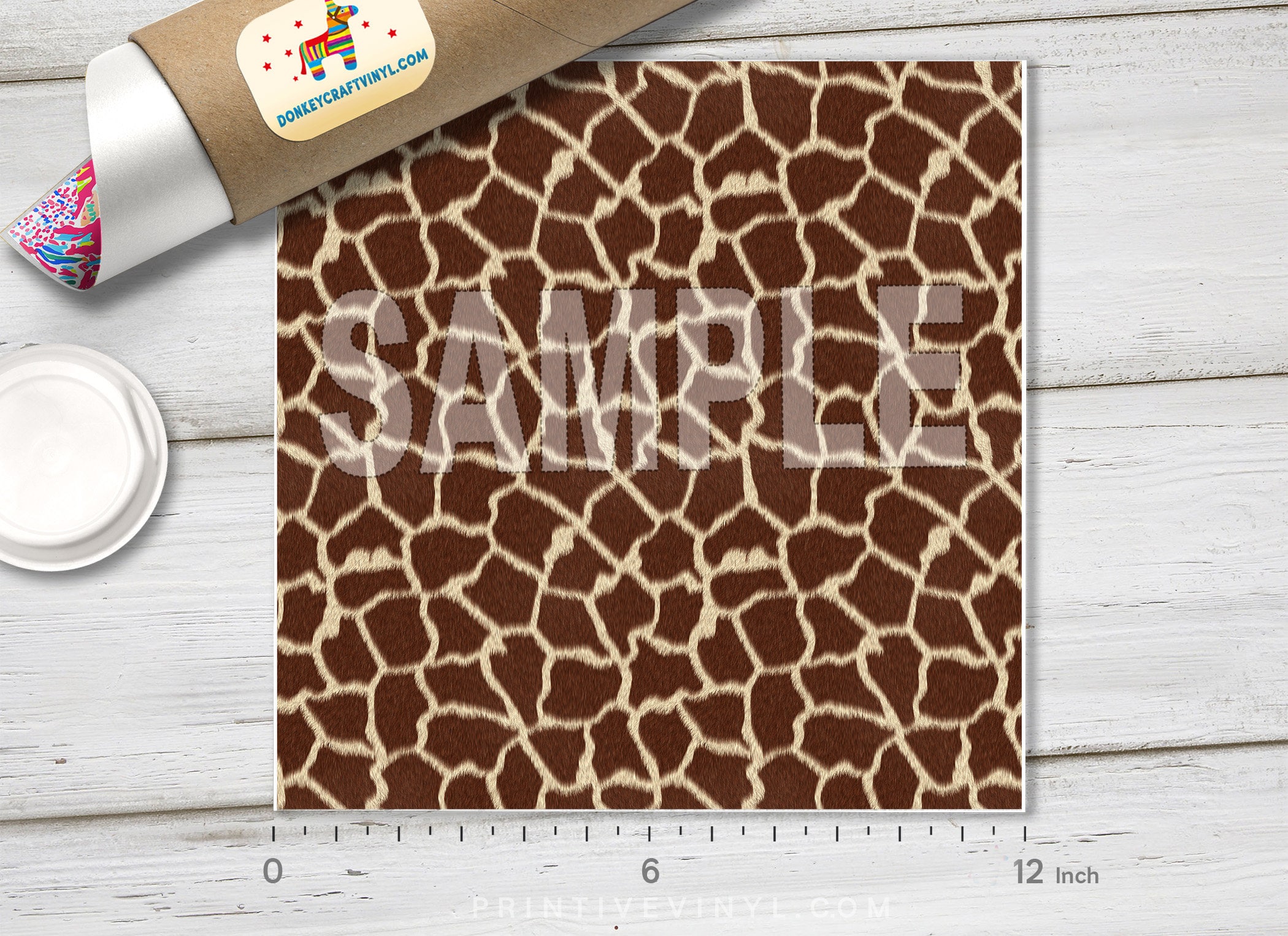 Patterned Vinyl Giraffe Print Printed HTV Oracal | Etsy
