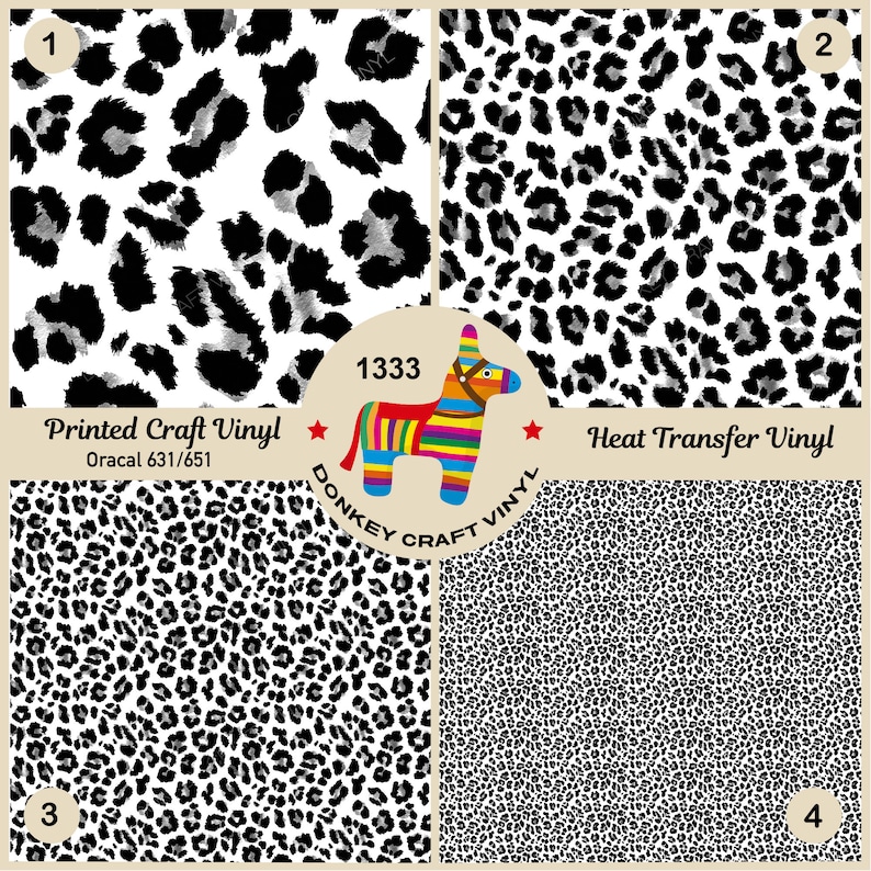 Leopard Color Htv Patterned Vinyl Leopard Printed HTV Glitter HTV Adhesive - Etsy
