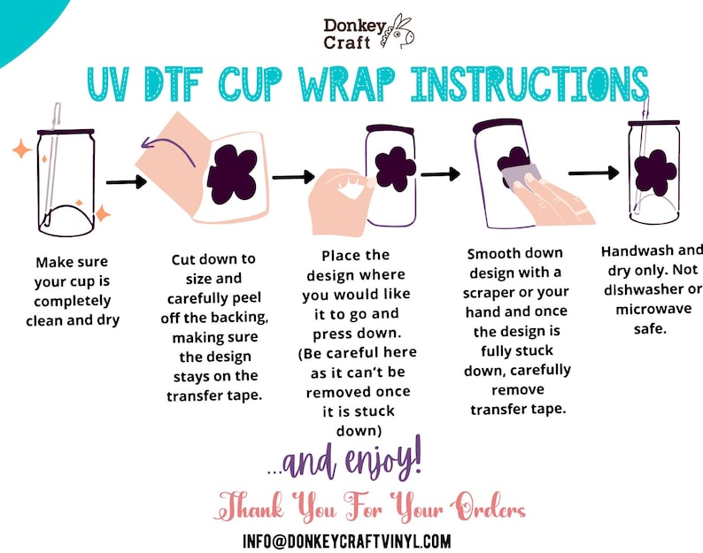 Pray UV Dtf Sticker, Ready to Transfer, Libbey Glass Can Wrap, UV Dtf Cup Wrap, UV Dtf Transfers, Tumbler Uv Sticker UV032 image 4