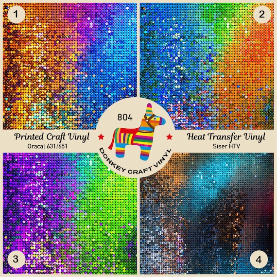 Shiny Disco Mirror Ball  Printed HTV, Pattern HTV, Patterned Vinyl, Iron on Vinyl, Glitter Heat Transfer Vinyl, Adhesive Craft Vinyl-804