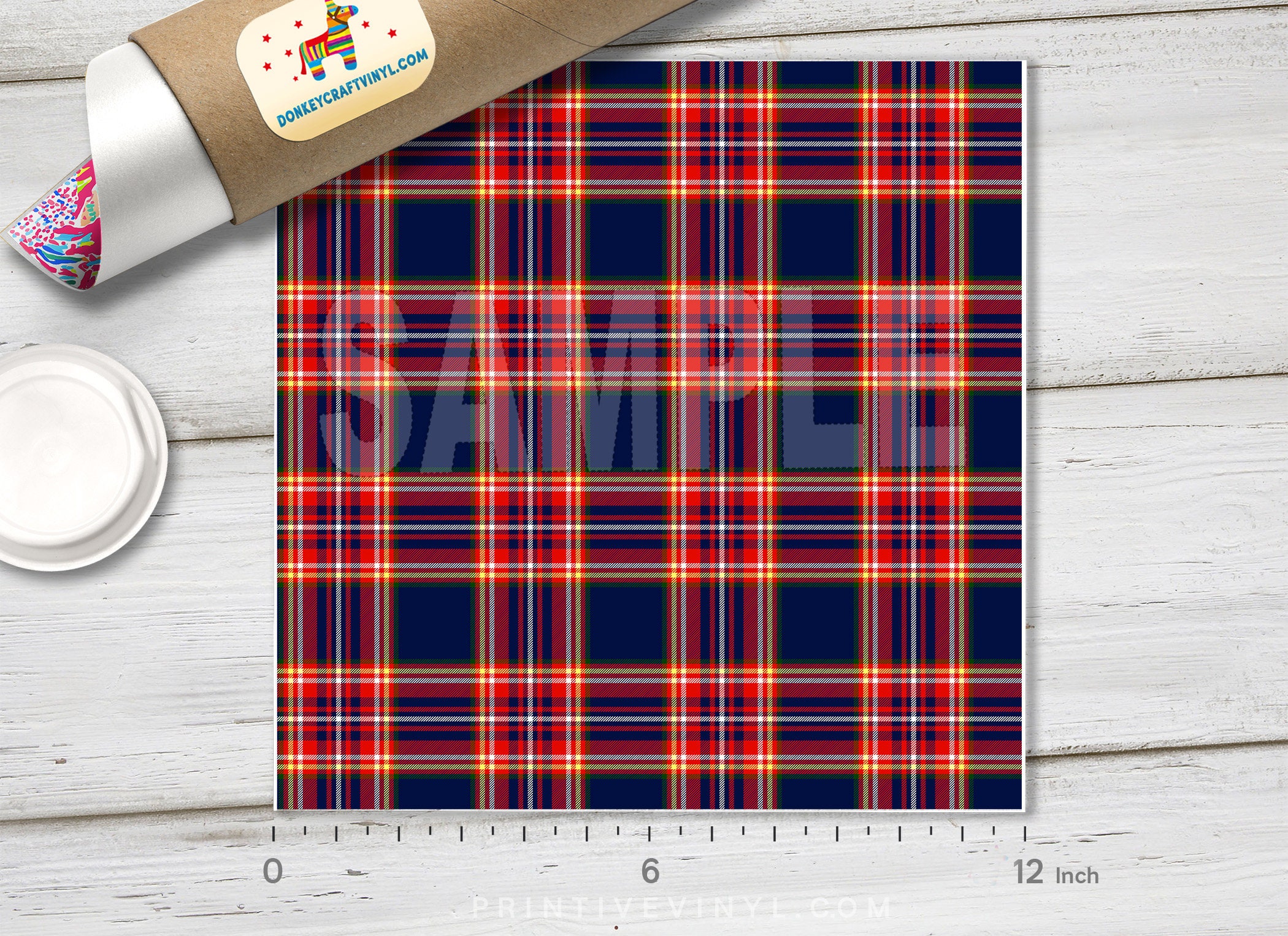 tartan plaid htv