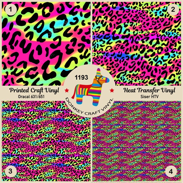 Leopard Puff Htv Etsy