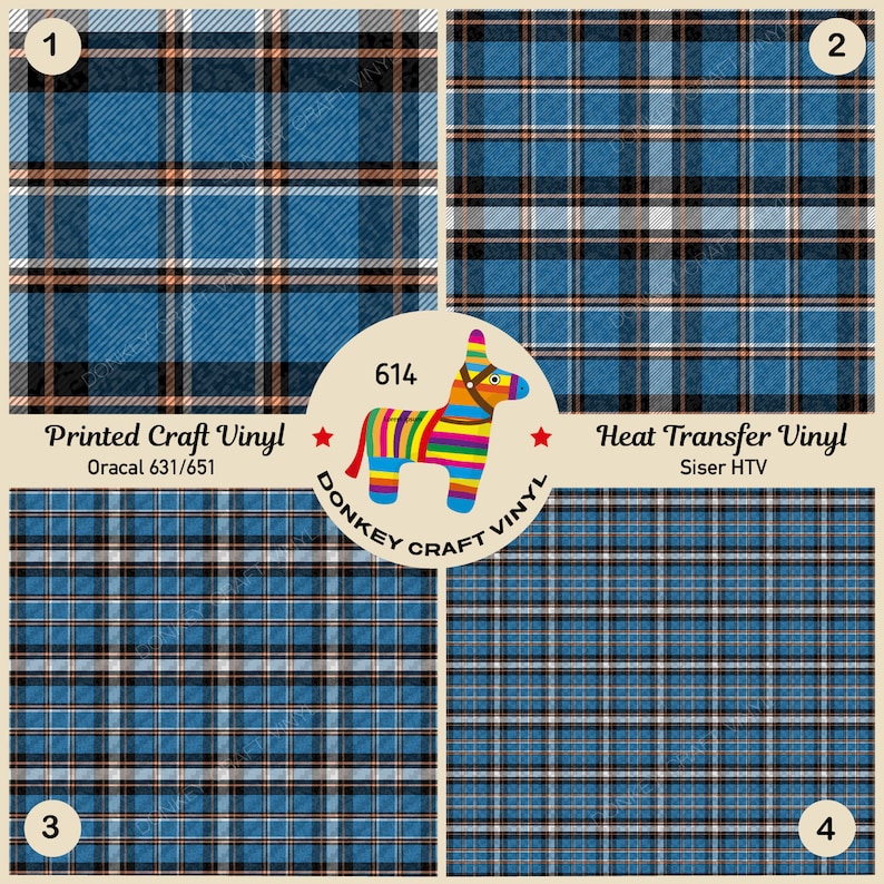 tartan plaid htv