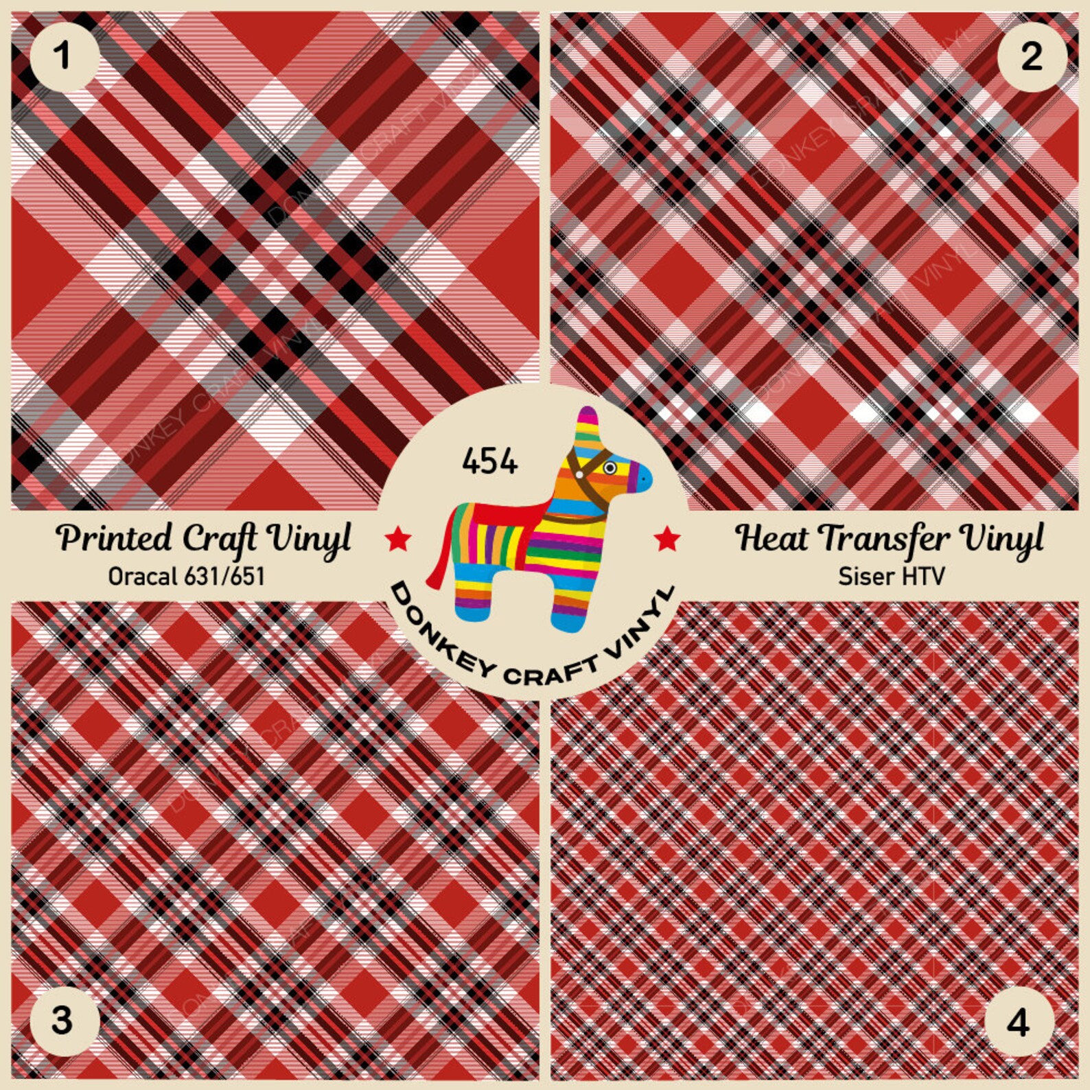 tartan plaid htv