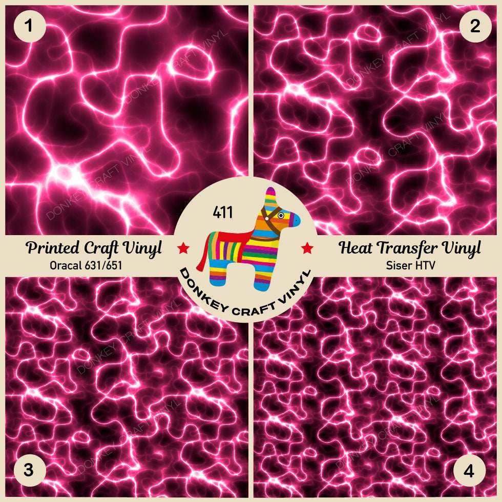 Neon Pink PARART 3D Puff Heat Transfer Vinyl (HTV)