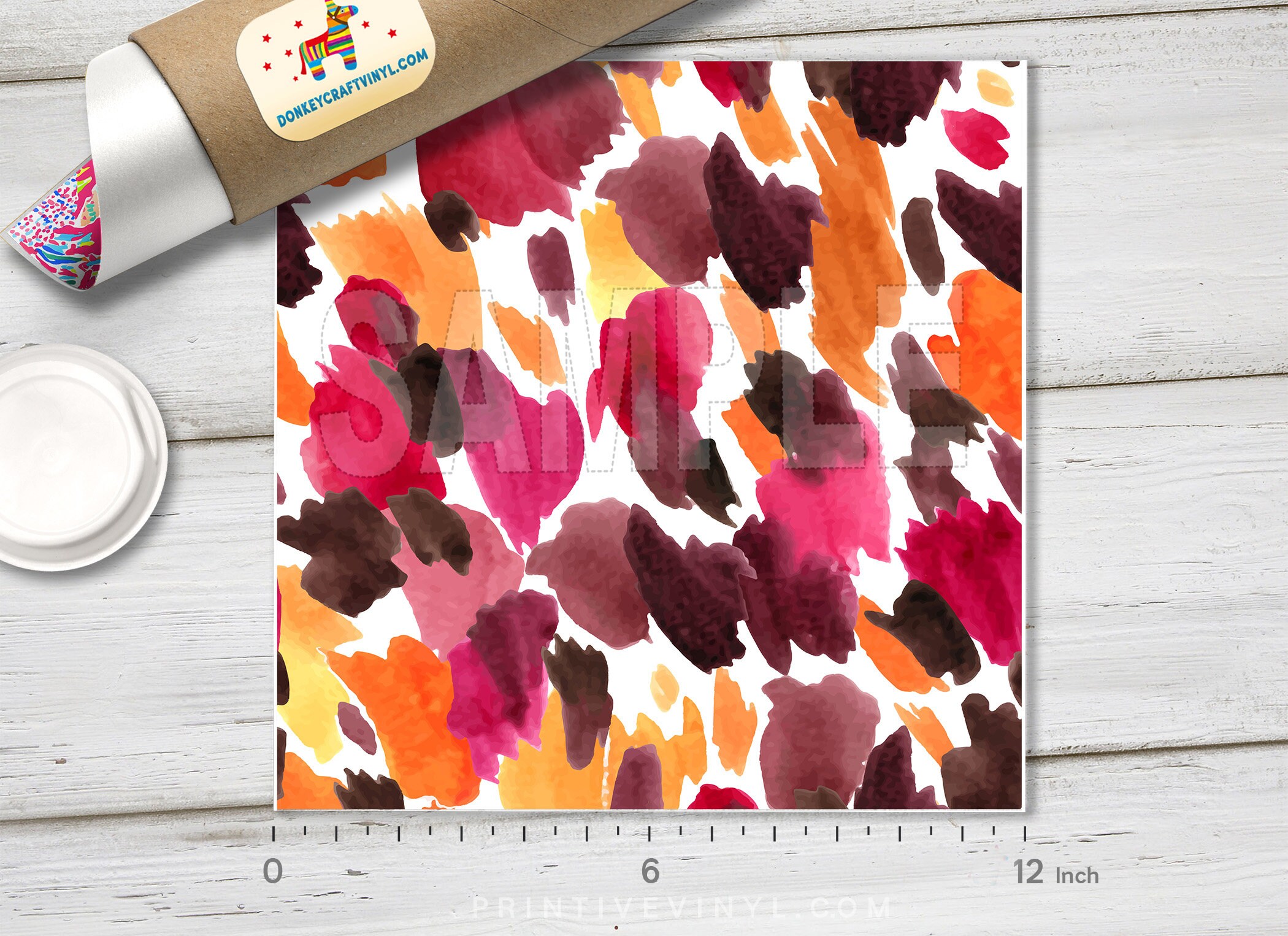 Leopard Color Htv Watercolor Trendy Leopard Skin Printed HTV, Pattern Vinyl, Iron on ...