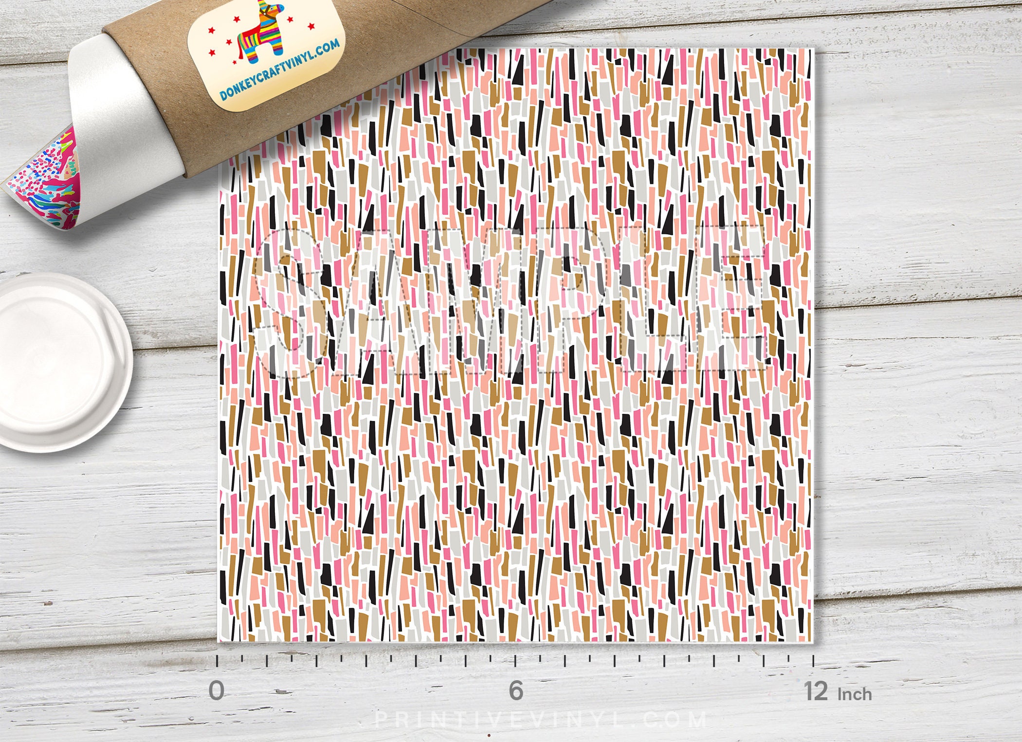 Abstract Pattern Htv Abstract Terrazzo Printed Pattern HTV, Iron on Vinyl, Puff Heat ...
