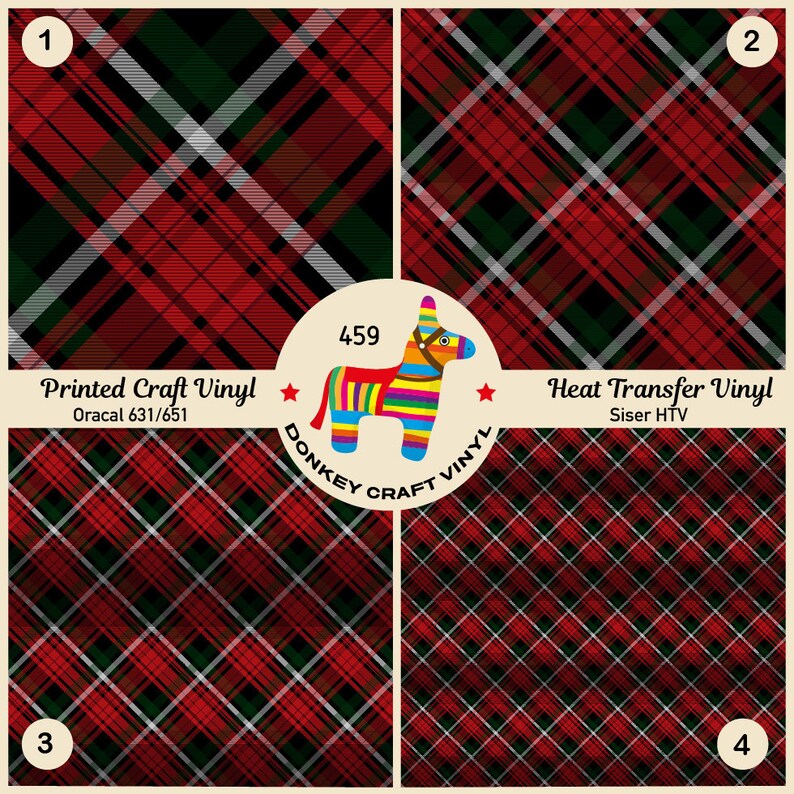 tartan plaid htv