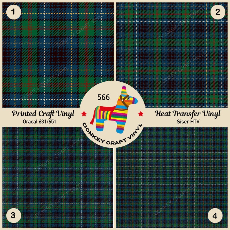 green plaid htv
