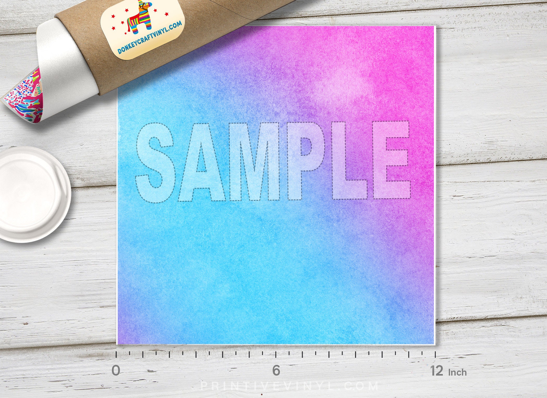 Patterned Vinyl | Abstract Grunge Watercolor Ombre Texture Printed HTV ...