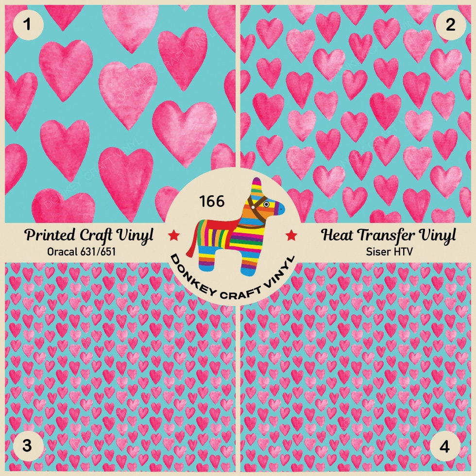 Rainbow psychedelic Pattern Printed Vinyl/ Oracal/ Craft / Siser HTV –  Donkey Craft Vinyl