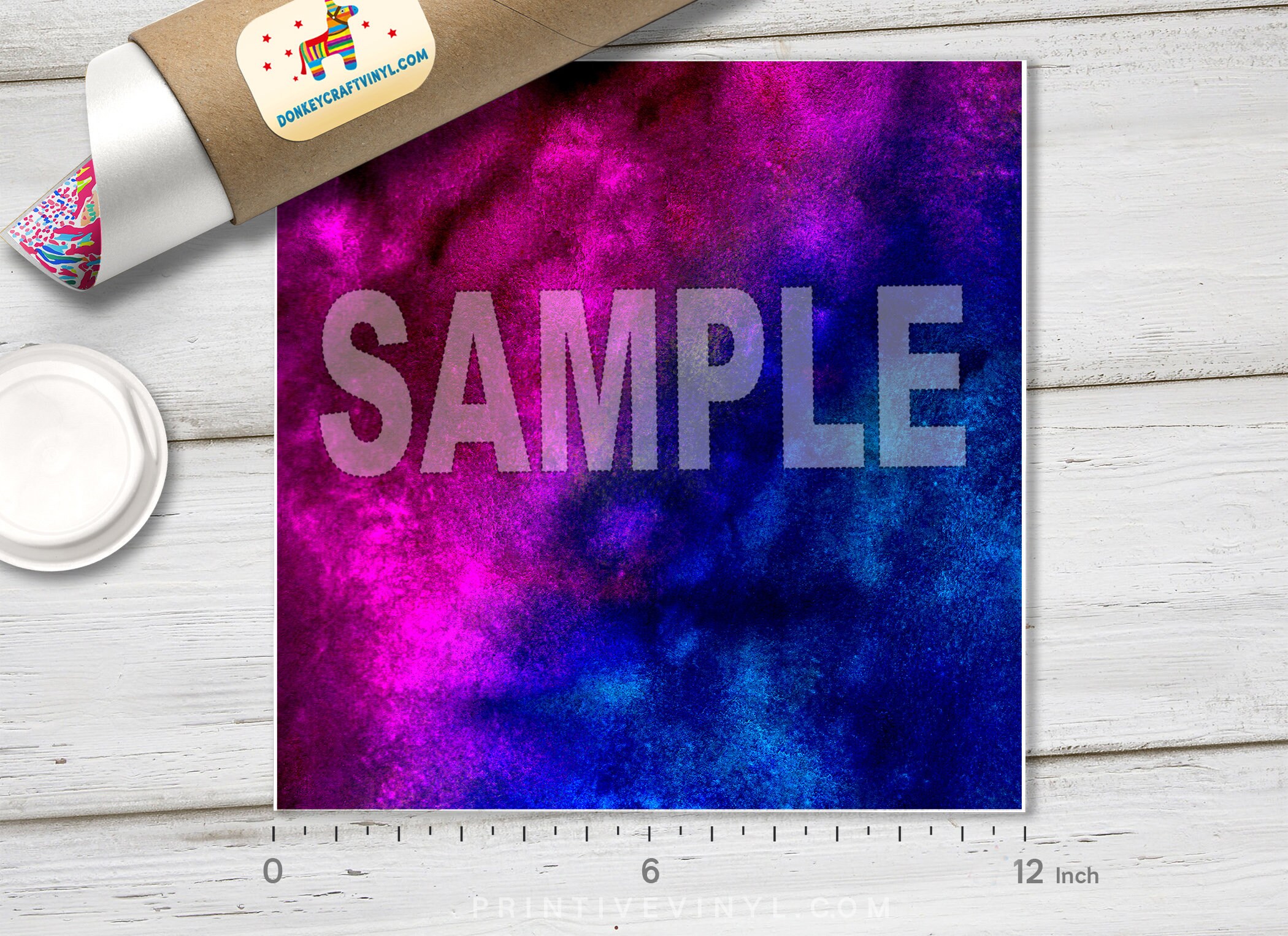 Abstract Watercolor Colorful Printed HTV Pattern Vinyl Siser | Etsy