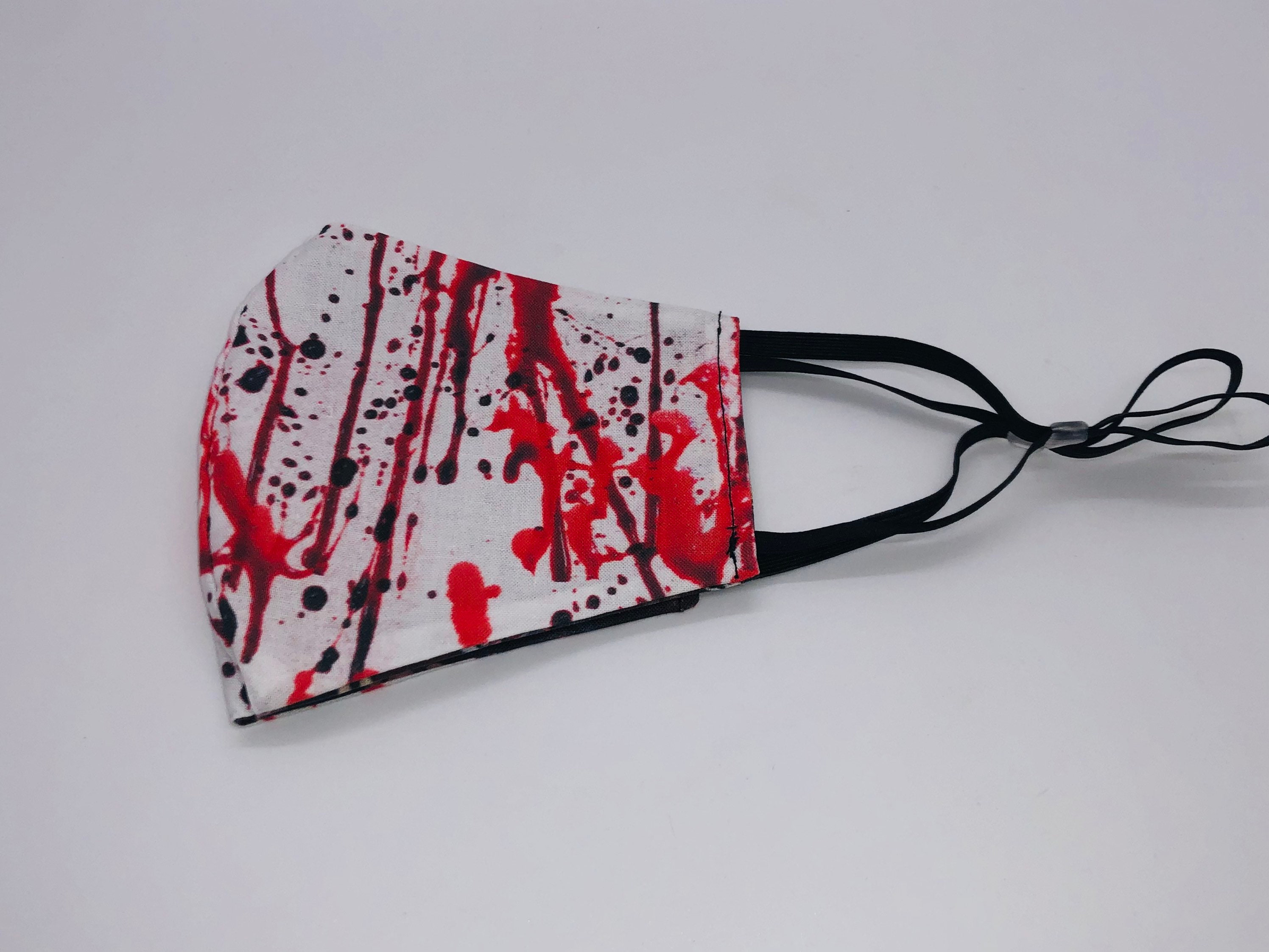 Blood Stain Mask Blood Mask Blood Drip Mask Serial Killer | Etsy
