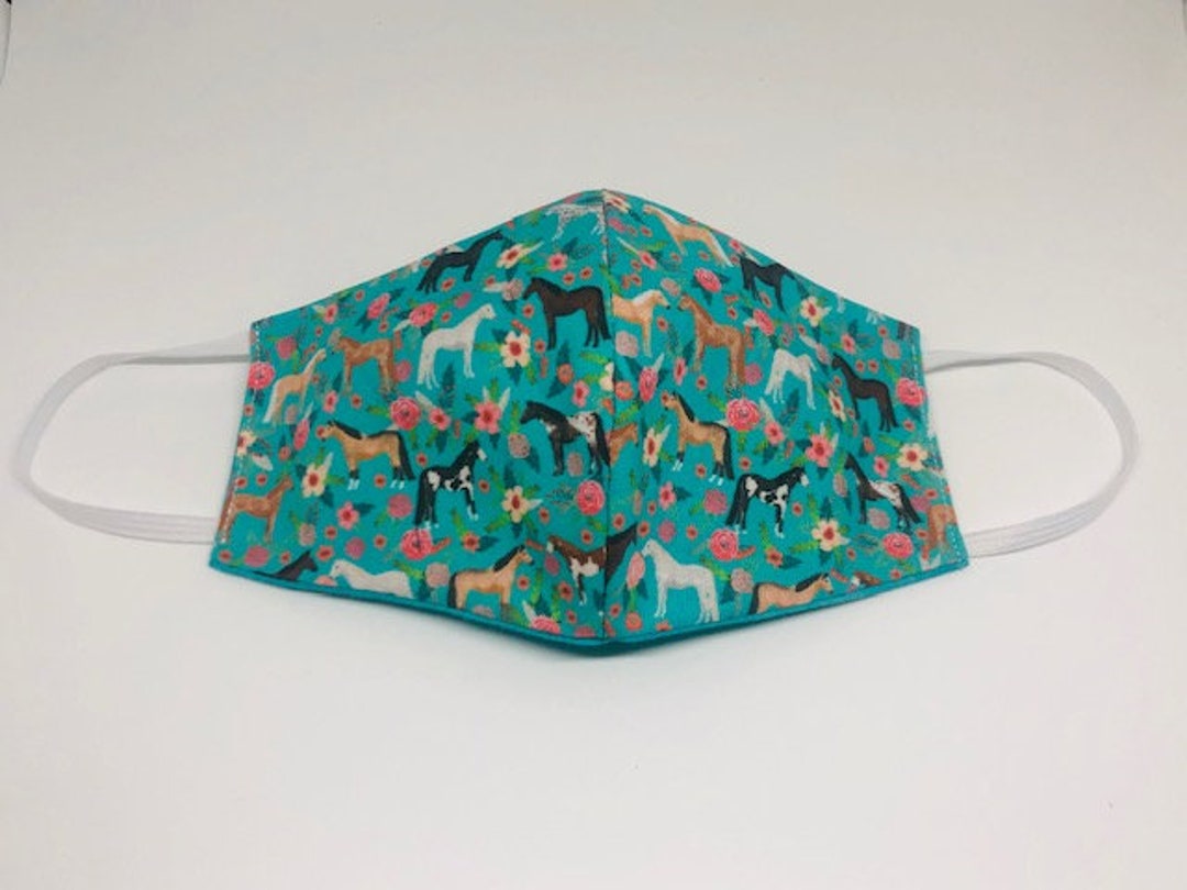 Horse Face Mask, Horse Mask, Country Face Mask, Western Mask, Vet Tech