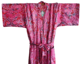 Kimono Pink Snake Gr. XL