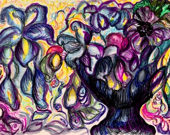 Flower Chalice Black