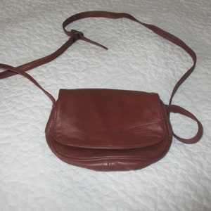 small handbag, leather, bree, shoulder bag, vintage, leather strap