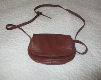 petit sac à main, cuir, bree, sac à bandoulière, vintage, lanière de cuir