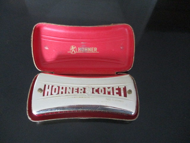 punto tolerancia Detectable Hohner Comet Harmonica Music Instrument Box Originaln C G - Etsy