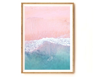BLUE WATER BEACH Beach Poster 3301 Picture Poster Print Art A0 A1 A2 A3 A4