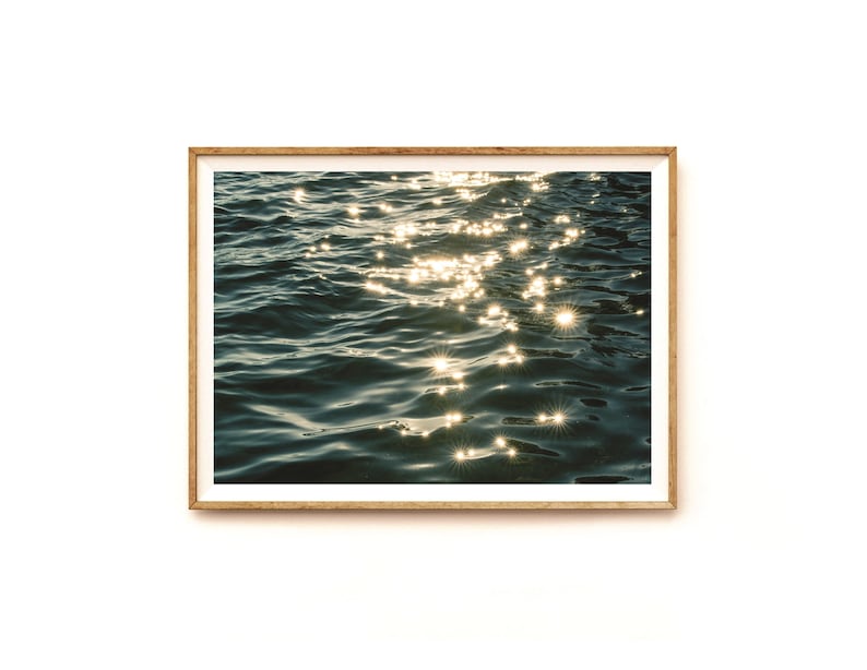 BLUE WATER BEACH Beach Poster 3301 Picture Poster Print Art A0 A1 A2 A3 A4