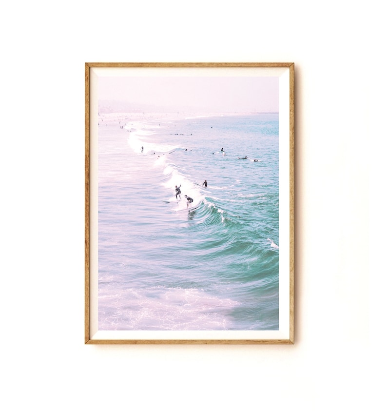 BLUE WATER BEACH Beach Poster 3301 Picture Poster Print Art A0 A1 A2 A3 A4