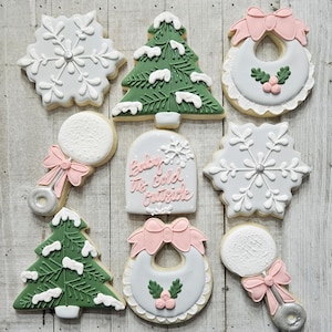 Baby it&#39;s Cold Outside Cookies, Baby Shower Cookies, Winter Cookies, Winter Onederland Cookies, Winter Wonderland, Baby It&#39;s Cold Outside