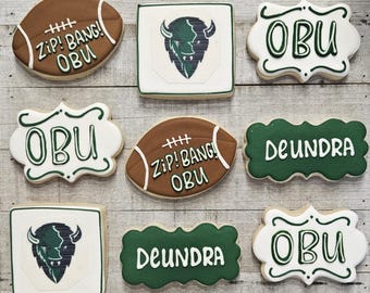 Signing Day Cookies, Senior Night Celebration, sports, 1 Dozen