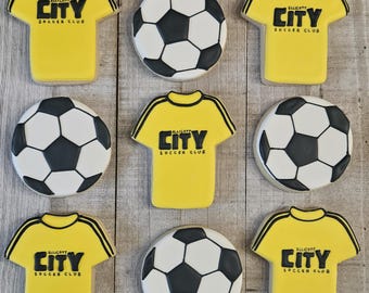 Soccer Cookies, Jersey, Senior Night, Signing Day, Team favors, Game Day, 1 Dozen