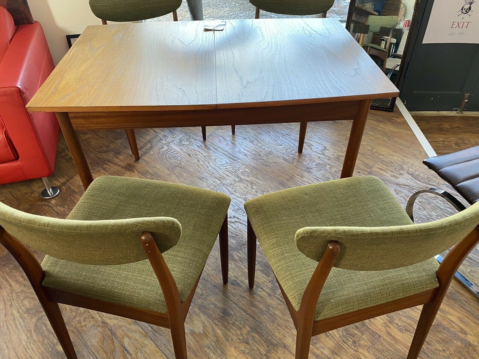 Greaves and Thomas Extendable Dining Table with 4 Chairs Etsy