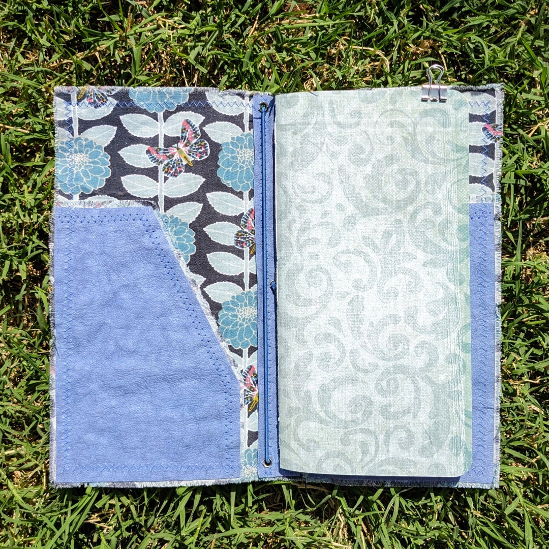 Blue Traveler's Notebook Cover & Insert Etsy