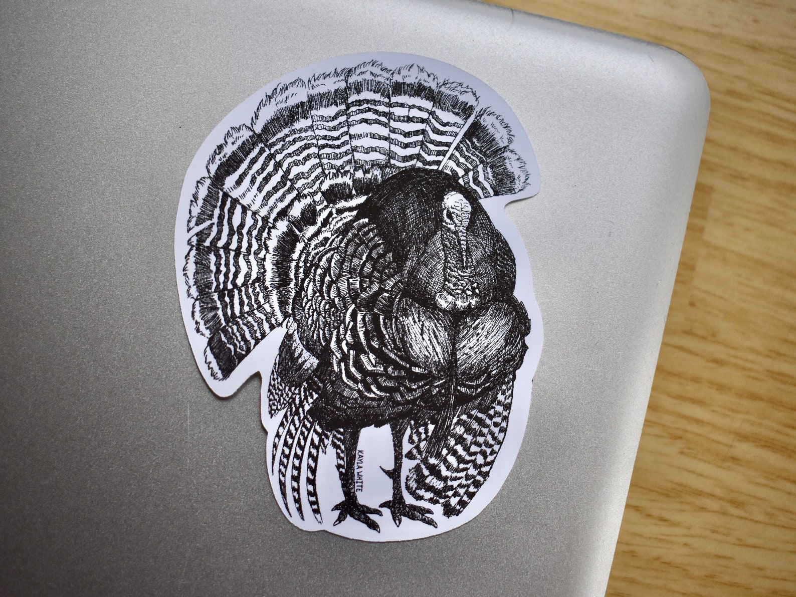 Turkey Exopy Sticker Wild Turkey Vinyl Sticker - Etsy