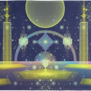 Temple of the Moon Goddess (60x80 Meditation Blanket)