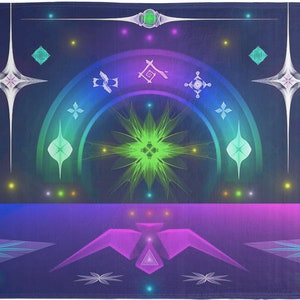 Pleiadian Gateway (60x80 Meditation Blanket)