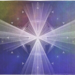 The Frequency of Wings (60x80 Meditation Blanket)