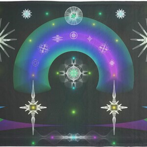 Andromedan Gateway (60x80 Meditation Blanket)