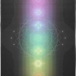 The Colors Inside the Body (60x80 Meditation Blanket)