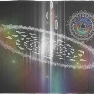 Galactic Axis (60x80 Meditation Blanket)