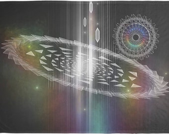 Galactic Axis (60x80 Meditation Blanket)