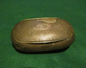 74.3 grams See Below Monogrammed AS IS No Maker Mark Vintage Sterling Silver Hinged JewelryTrinketRing Box