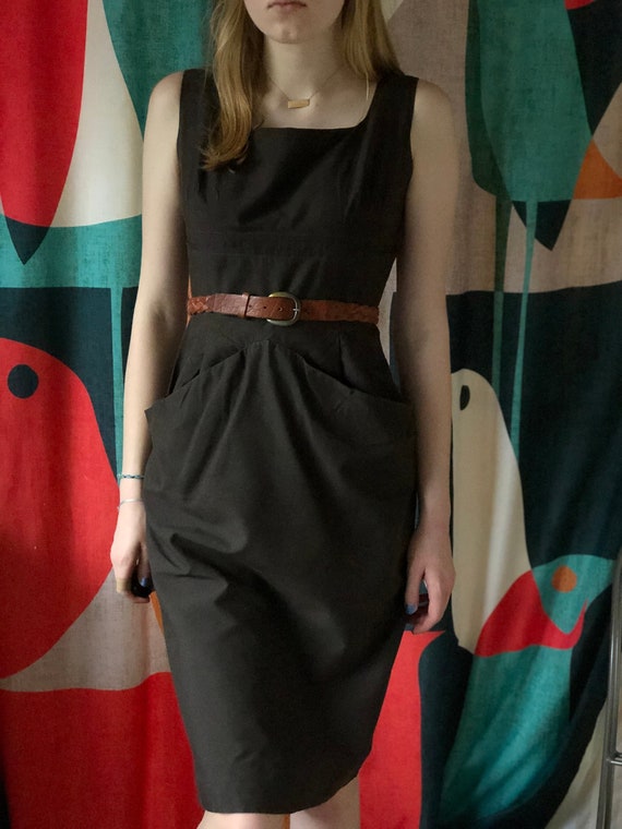 50s Hourglass Tea Length Dress