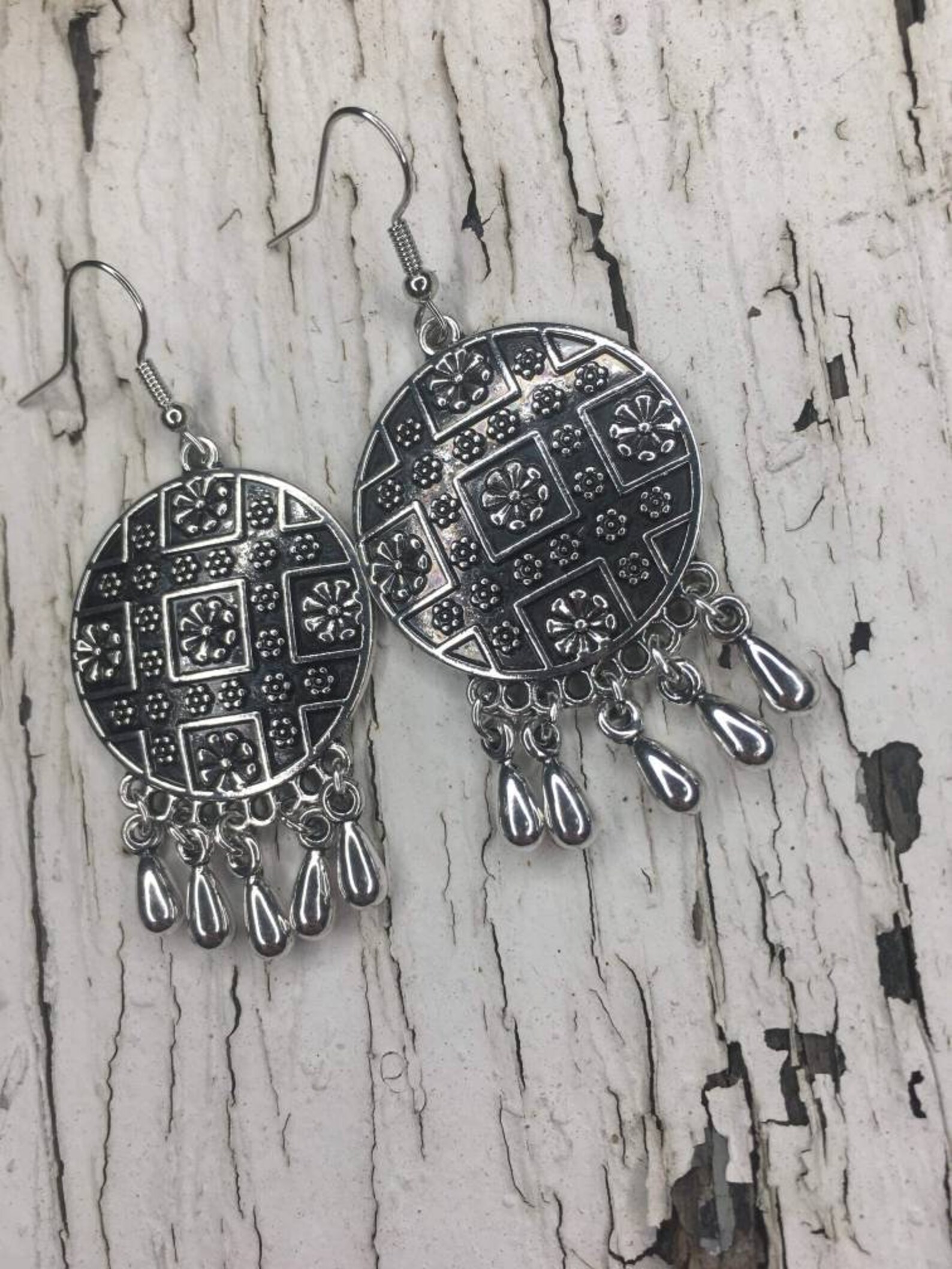 Silver Western Earrings Western Earrings Rodeo Earrings Etsy