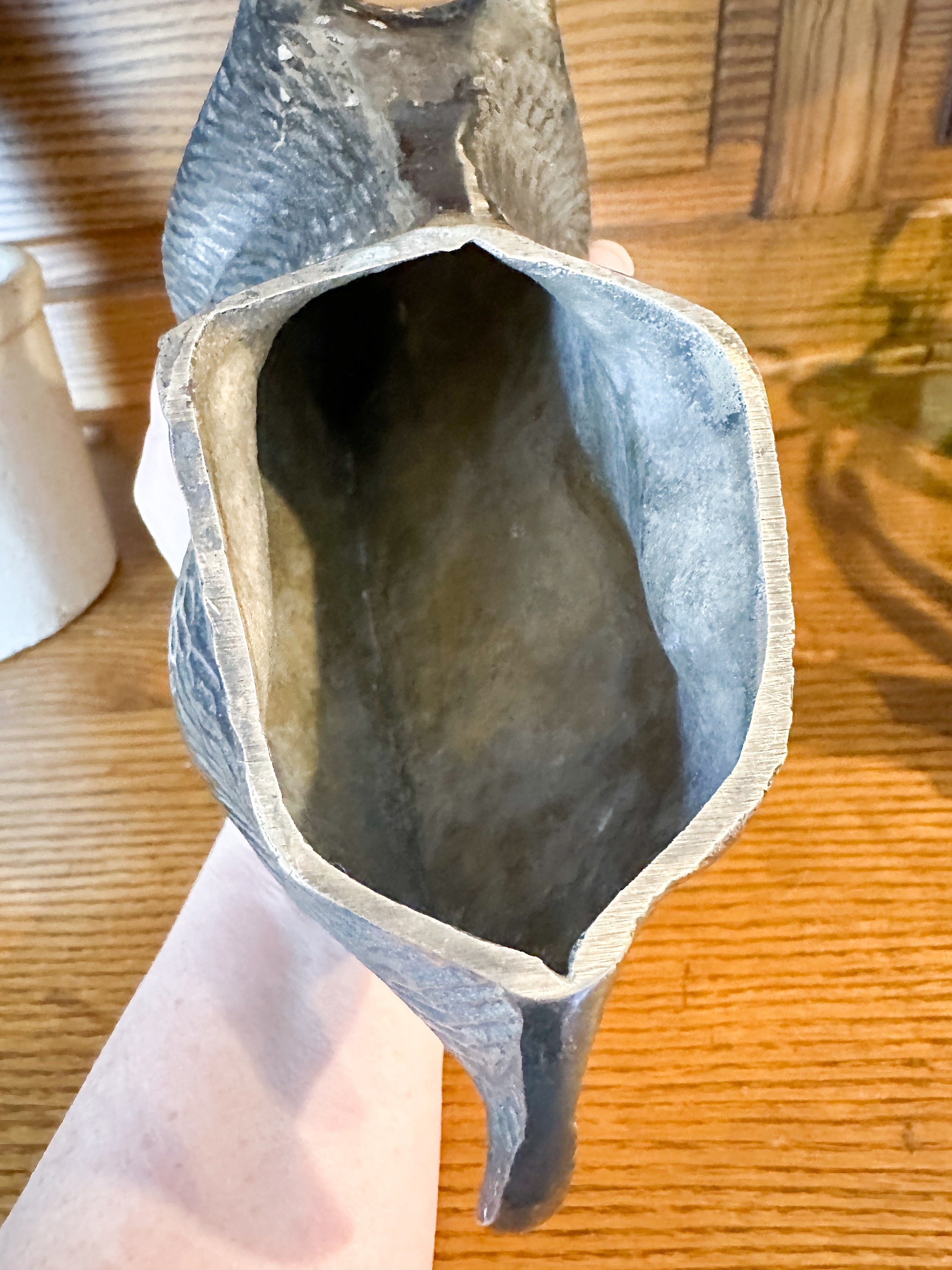 Brass Rabbit Doorstop - Decorative Bronze Finish With Wood Base