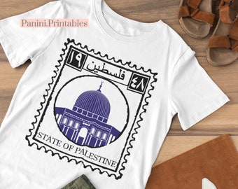 KIDS Palestine Stamp Shirt - Palestine Shirt