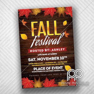 Fall Festival Invitation - Fall Festival Party - Fall Party - Fall Party Invitation