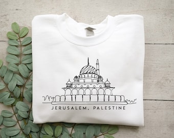 Dome of the Rock Sweatshirt - Jerusalem Palestine - Palestine -