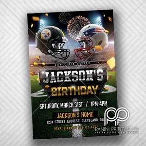 Football Invitation - Football Night - Super Bowl Invitation - Football Party - Football Birthday Party - NFL invitation - College Football