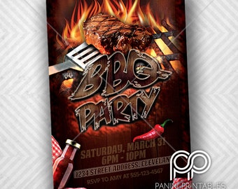BBQ Party - BBQ Party- Summer Party - Grill Out Party - Backyard BBQ - Sunday Funday