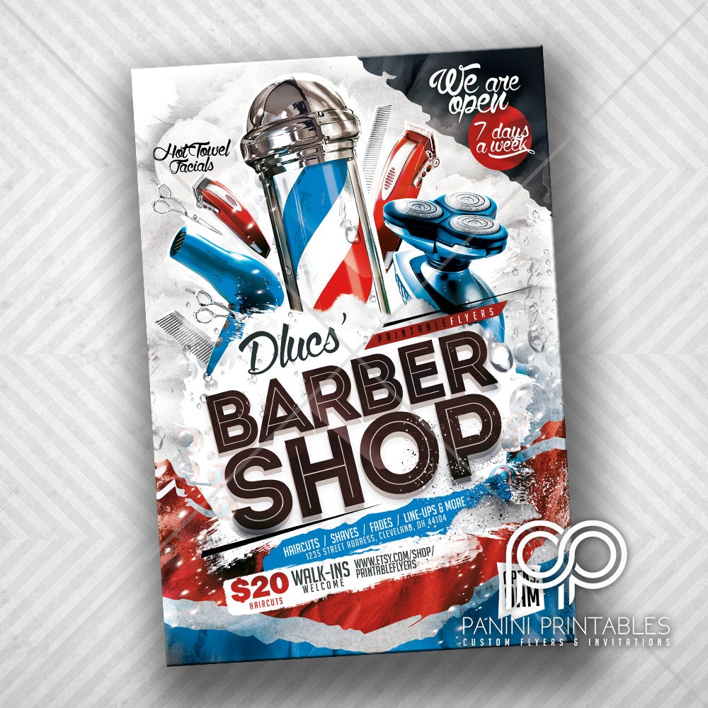 Barber Shop Flyer Template